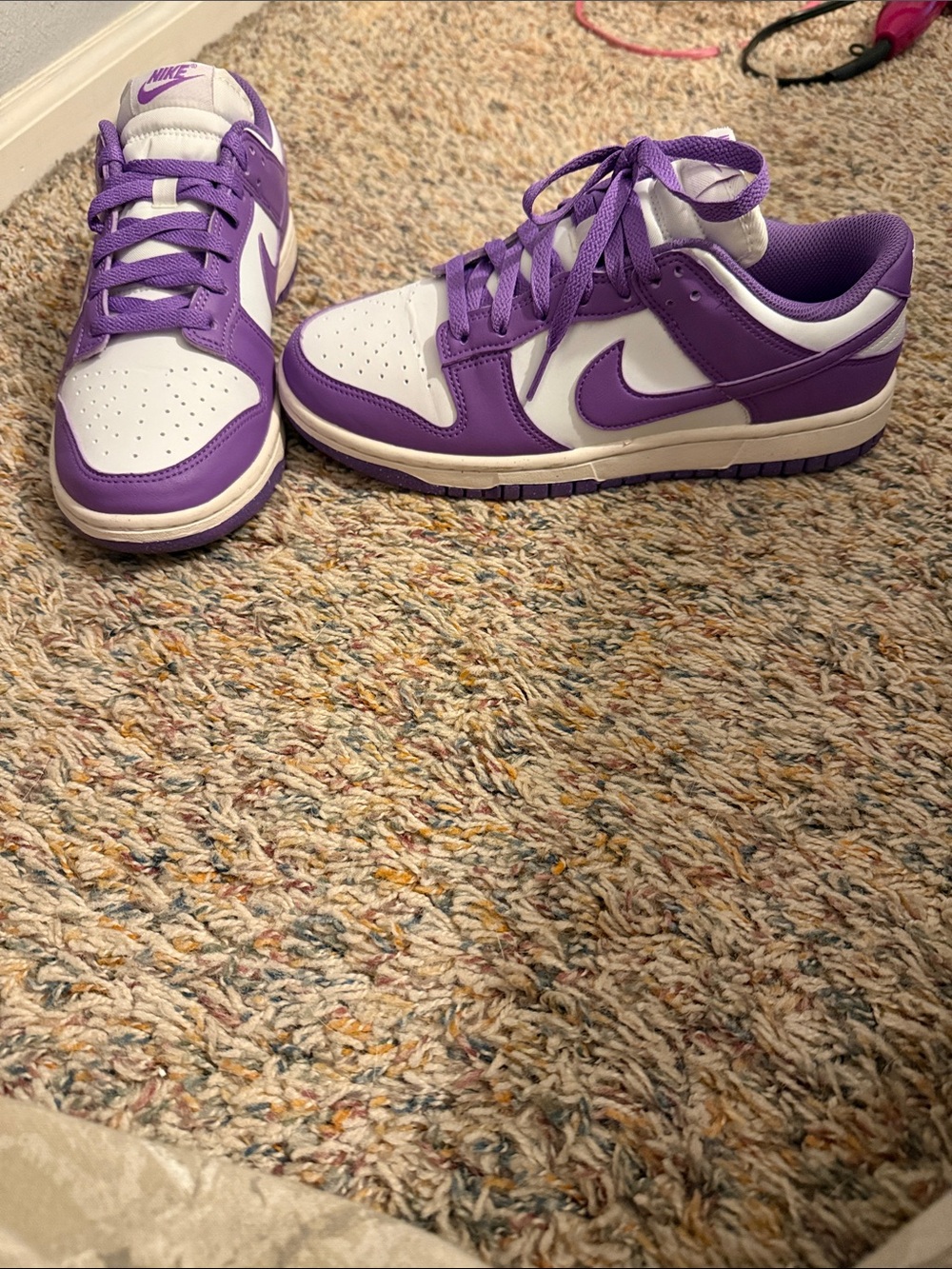 Nike Women’s Low-Top Sneakers - Purple & White